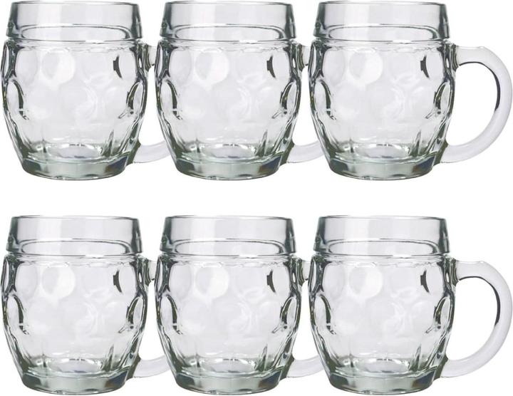 Actual product image Ich-zapfe Beer glass, beer mug set of 6, Tübinger - 0.5 litres (0.50 l, 6 x)