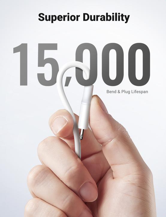 Image du produit Ugreen Lightning USB-C PD Fast Charge MFi (0.50 m, USB 2.0, 18 W)