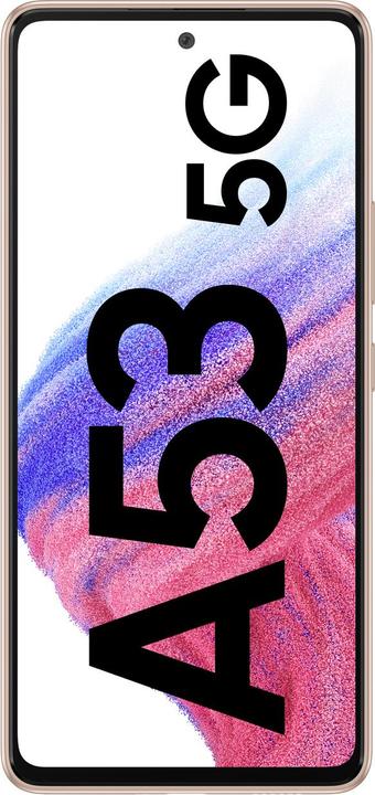Produktbild Samsung Galaxy A53 5G EU (128 GB, Awesome Peach, 6.50", Dual SIM, 64 Mpx, 5G)