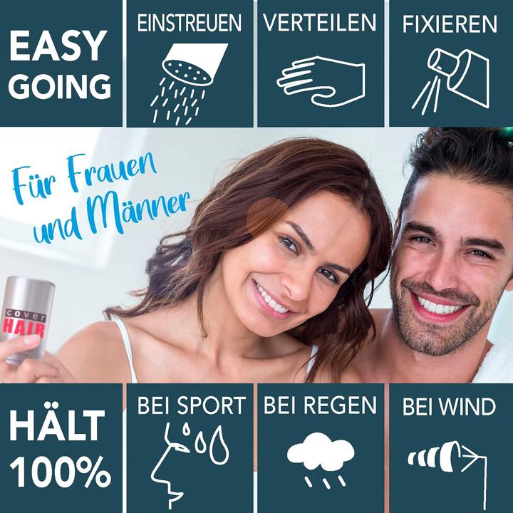 Image du produit Cover hair Streuhaar zur Haarverdichtung und Ansatzkaschierung (Marron)