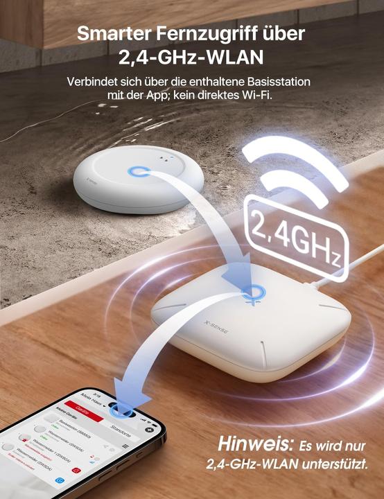 Image du produit X-Sense WLAN Wassermelder-Set mit Basisstation