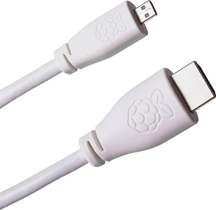 Immagine prodotto Berrybase Cavo micro HDMI ufficiale di Raspberry Pi 4, nero