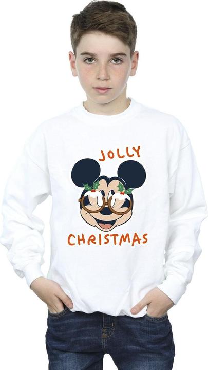 Produktbild Disney Mickey Mouse Jolly Christmas Glasses Sweatshirt Jungen (140, 146)