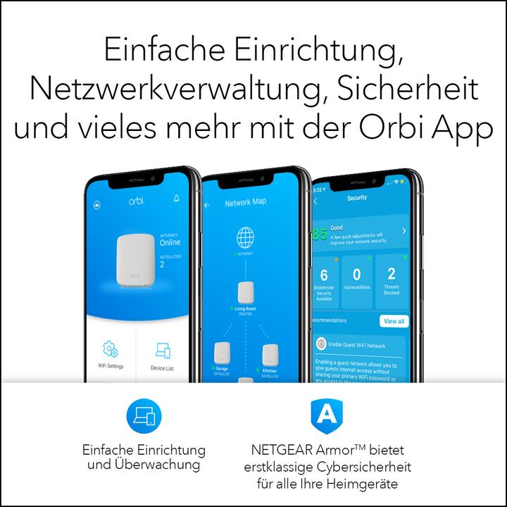 Produktbild Netgear RBK352 Orbi WiFi 6 Dual Band 2er-Set