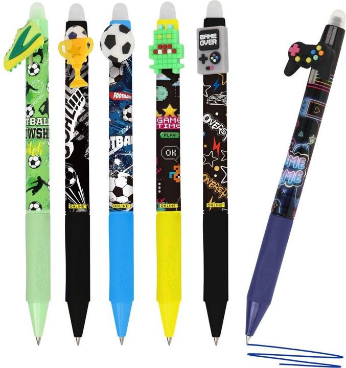 Image du produit Online 6er Pack Gelpen magiXX Boys gemischt (bleu effaçable, 1 x)