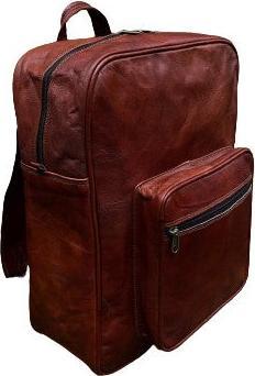 Image du produit Only-Bags.Store Sac à dos en cuir, sac à dos de voyage, sac à dos à roulettes en cuir marron, sacoche pour