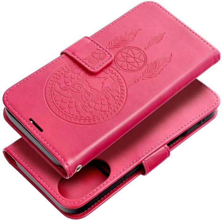 Produktbild OEM Back panel cover MEZZO Book case for IPHONE 16 dreamcatcher magenta (Apple iPhone 16)