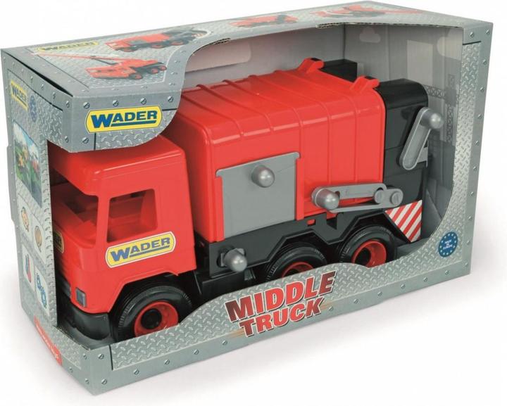 Immagine prodotto Wader Camion medio rosso Camion dei rifiuti