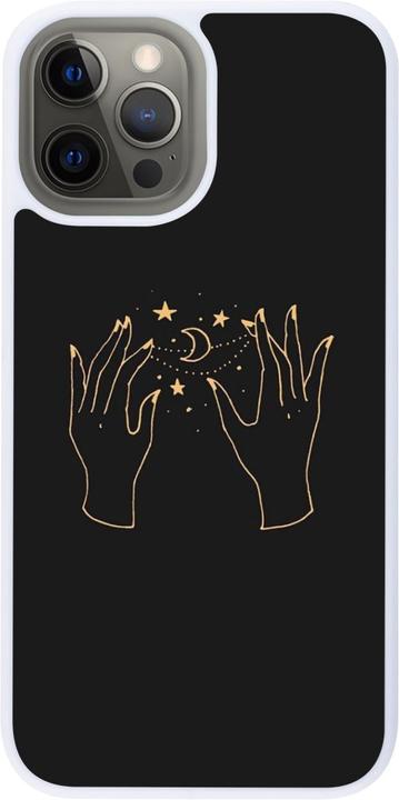 Image du produit PhoneLook Coque Silicone rigide blanc Grey magic hands (Apple iPhone 12 Pro Max)