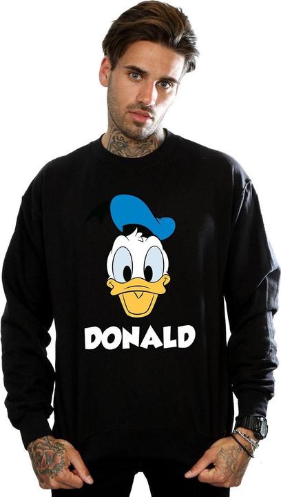 Immagine prodotto Disney Felpa uomo in cotone con faccia da Paperino (L)