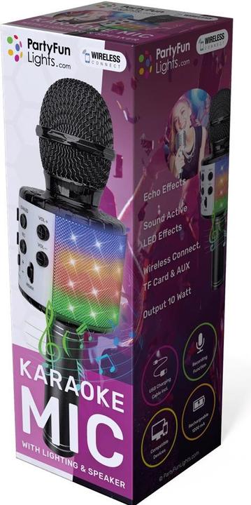 Actual product image PartyFun Lights Party Fun Lights - Karaoke microphone with speaker - (605600)