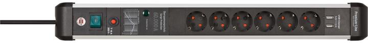 Produktbild Brennenstuhl Premium-Protect-Line (6 x, USB, 3 m)