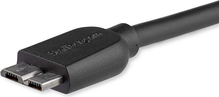 Immagine prodotto StarTech 15cm Slim SuperSpeed USB 3.0 A to Micro B Cable - St/St - Cavo di collegamento USB 3.0 - Nero (0.15 m, USB 3.2 Gen 1)