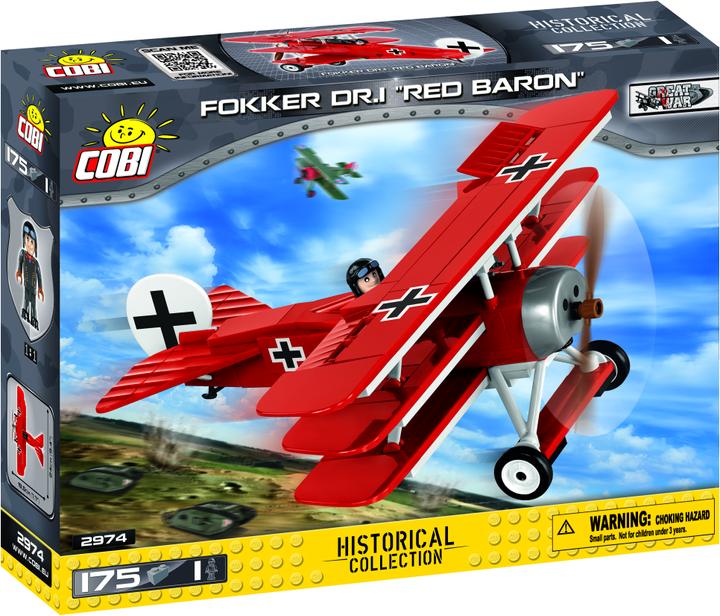 Cobi Fokker Dr.I Red Baron