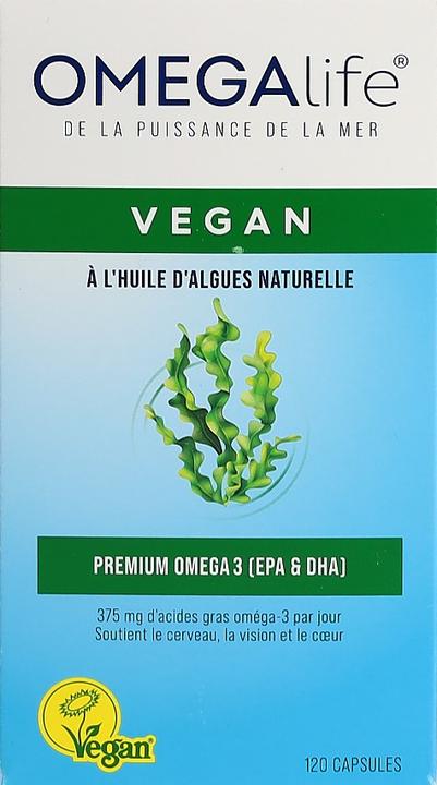 Actual product image Omega-Life Algae oil (120 Piece, Capsules, 120 g)