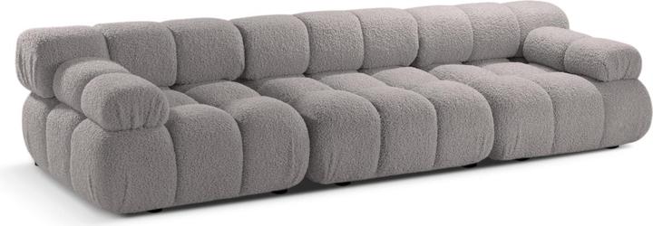 Actual product image Micadoni Velvet Modular Sofa, "Bellis", 3 Seats, 282x94x70 Made in Europe (2 person sofa, 3-seater, 4-seater)