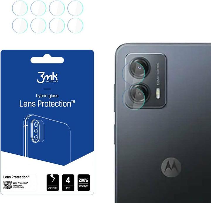 3MK Camera protection glass, camera glass (1 Piece, Motorola Moto G53)
