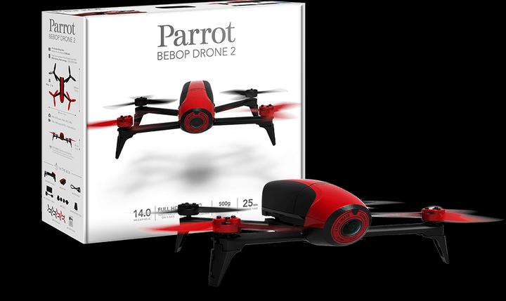 Produktbild Parrot Bebop Drone 2 Red Area 1 (25 min, 500 g, 14 Mpx)