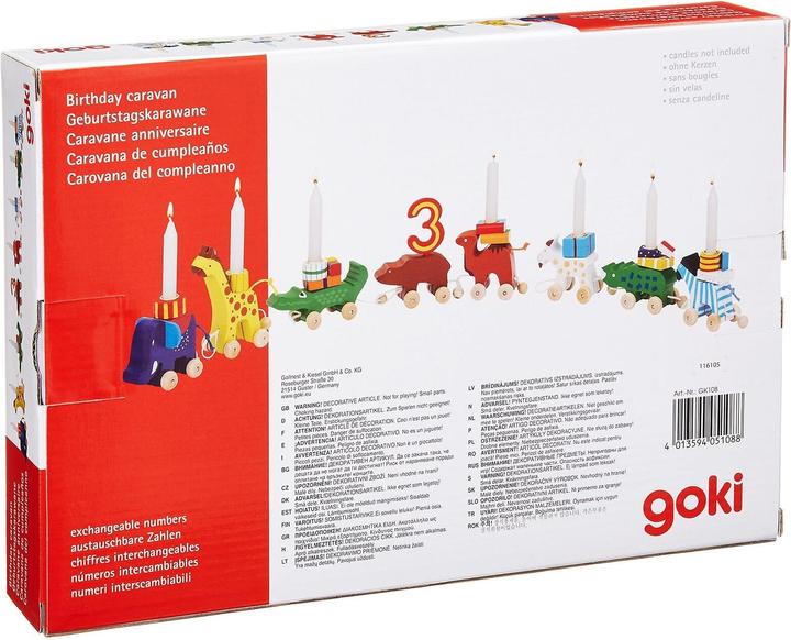 Productafbeelding Goki Verjaardagskaravaan