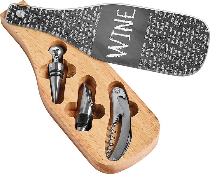 Zeller Present Set di vini (Chiusura per il vino, Versatore di vino)