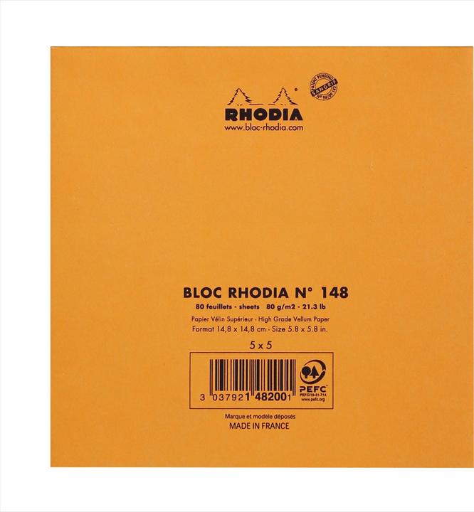 Produktbild Rhodia Blöcke geheftet 80g Basics (A1, Kariert, Weicher Einband)