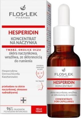 Actual product image Floslek Pharma Hesperidin Koncentrat na naczynka - skóra naczynkowa,wrażliwa ze skłonnością do (Body lotion, 30 ml)