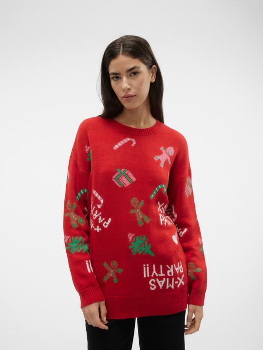 Image du produit Vero Moda VMXMASPARTY LS H/L O-NECK PULL. XMAS EXC Pull en maille (S)