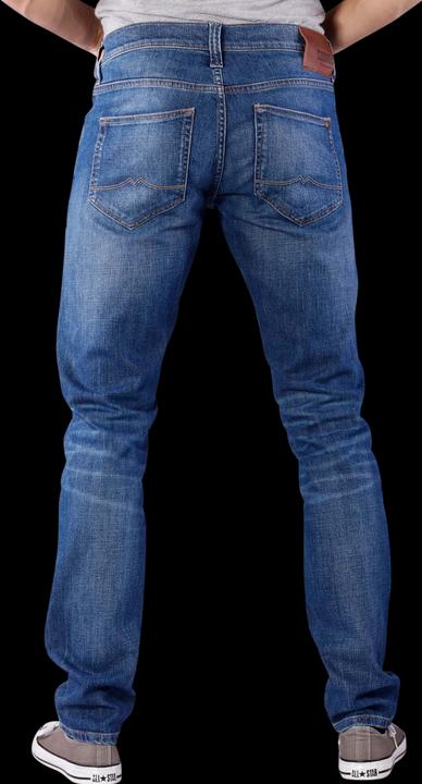 Actual product image Mustang Oregon tapered jeans crinkle used rinse (W32/L32)