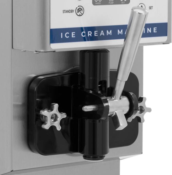 Produktbild Royal Catering Softeismaschine 13 l/h 800 W LED Edelstahl Frozen Joghurt Maschine Gastro