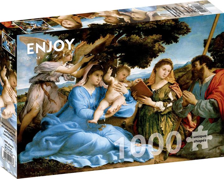 Immagine prodotto Enjoy Puzzle ENJOY-1536 - Madonna con Bambino e i santi Caterina e Tommaso, puzzle, 1000 pezzi (1000 pezzi)