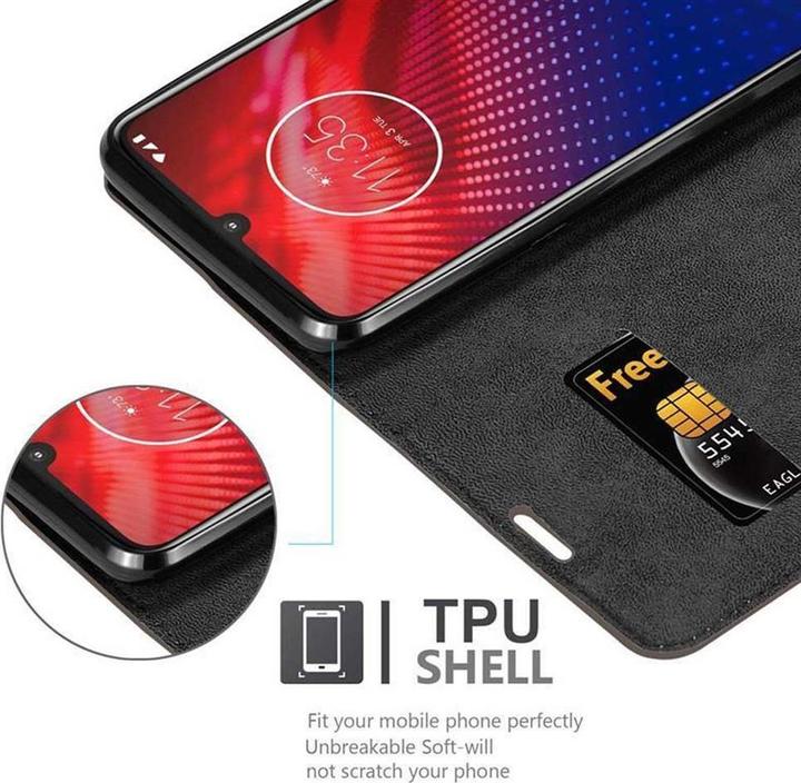 Produktbild Cadorabo Book Invisible Magnet Cover (Motorola Moto Z4)