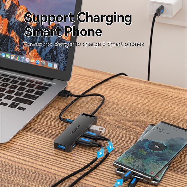 Actual product image Vention Chlbd (USB-A, 4 Ports)