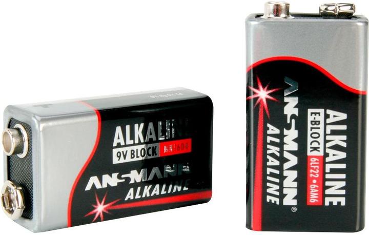 Produktbild Ansmann Alkaline 9V-Block red-line (1 Stk., 9V Block, 550 mAh)