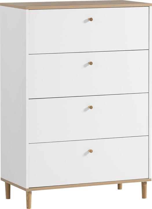 Actual product image Schildmeyer Hilda chest of drawers (80 x 40 x 116 cm)