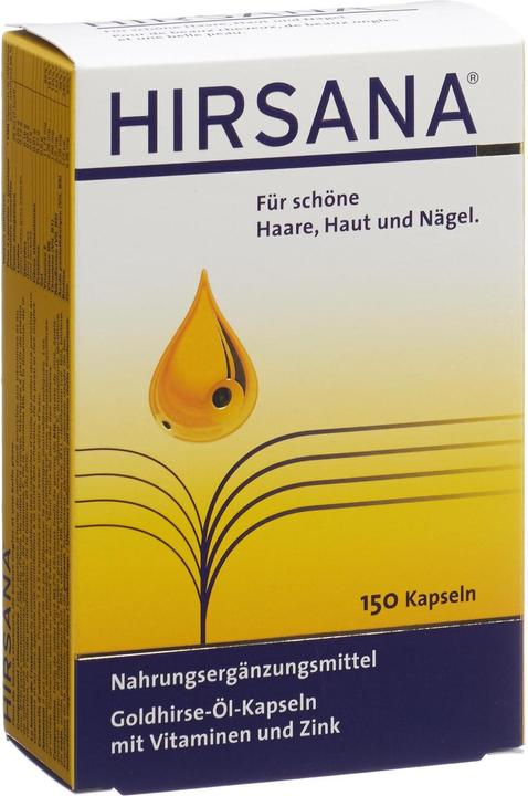 Image du produit Hirsana Huile de millet doré (150 pièce(s), Capsules, 126 g)