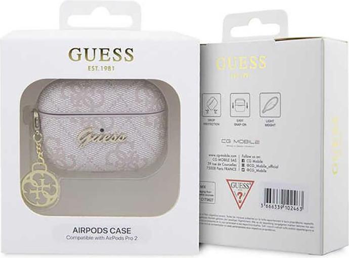Produktbild Guess GUAP2G4GSMP AirPods Pro 2 Hülle Rosa (Kopfhörer Tasche)