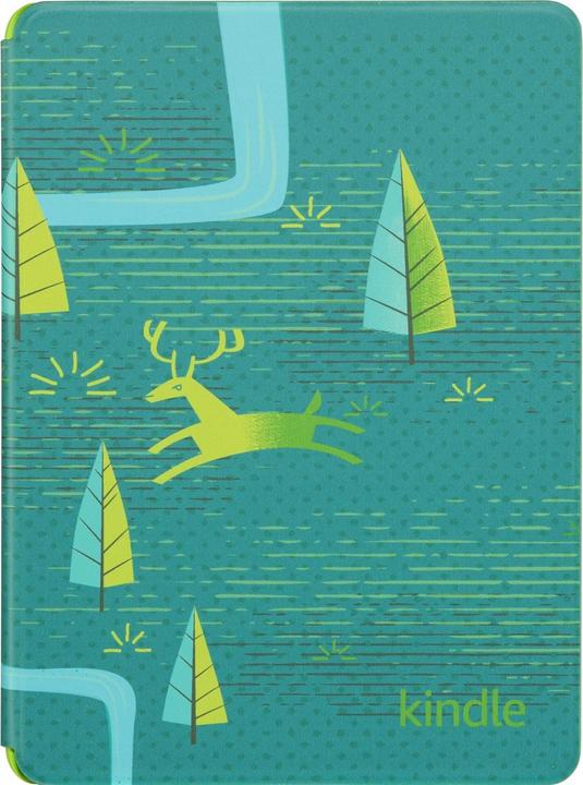 Actual product image Amazon Kindle Paperwhite Kids 2023 16GB eReader waterf Jewel Forest B09TM2S6T1 (6.80", 16 GB, Jewel Forest)