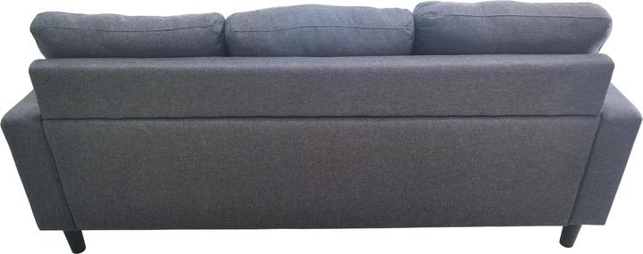 Actual product image HTI-Living Polstercouch mit variabler Ottomane Reva Grau (Corner sofa)