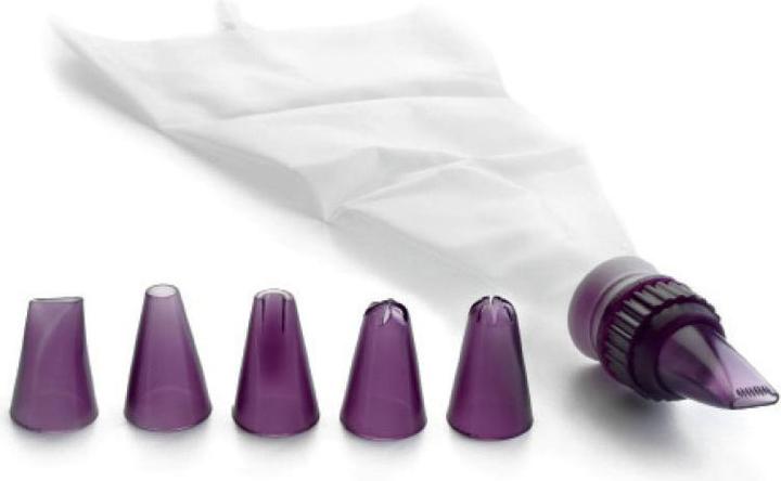 Image du produit Ibili Poche à douille + 6 buses 40 cm Pour décorer facilement les pâtisseries et les gâteaux (Bouteille décorative)