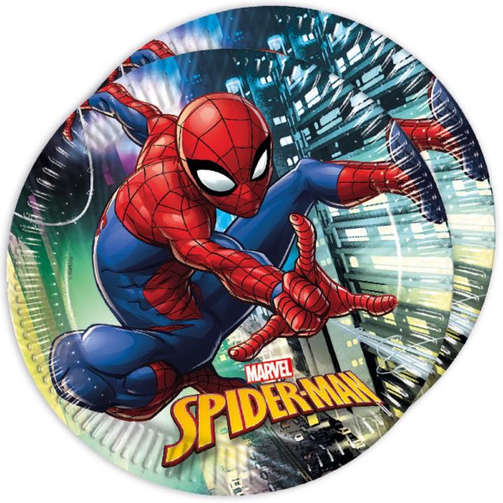 Actual product image Decorata Party Plate Spiderman Birthday (8 x)
