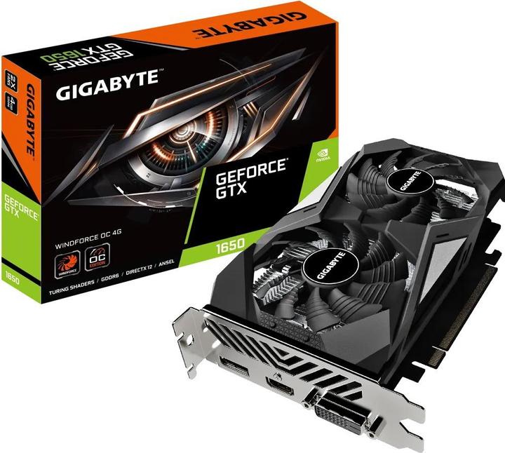 Immagine prodotto Gigabyte Scheda video GeForce GTX 1650 D6 Windforce OC 2.0 4GB GDDR6 (GV-N1656WF2OC-4GD 2.0) (4 GB)