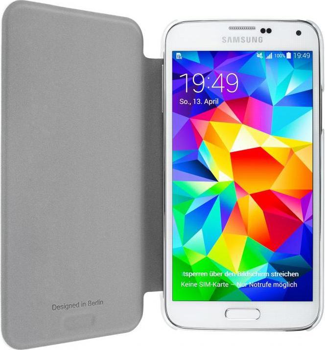 Actual product image Artwizz SmartJacket for Galaxy S5 White (Samsung Galaxy S5)