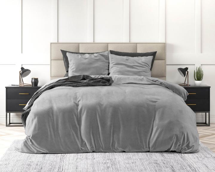 Image du produit Sleeptime Housse de couette velours uni (Housse de couette, 240 x 220 cm)