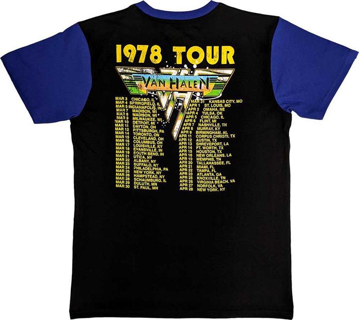 Image du produit Van Halen - T-shirt TOUR DATES - Adulte (S)