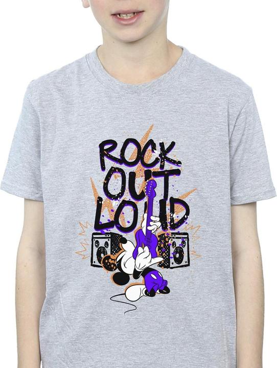Actual product image Disney Boys Mickey Mouse Rock Out Loud T-Shirt (116)