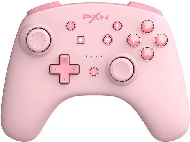 PXN Bezdrátový gamepad NSW PXN-9607X (růžový) (Windows, Switch)