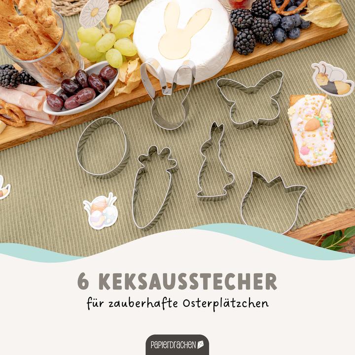 Produktbild Papierdrachen 6 Keks-Ausstecher Ostern Set 3