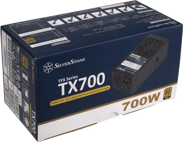 Produktbild Silverstone SST-TX700-G TFX Netzteil, 80 PLUS Gold - 700 Watt (700 W)