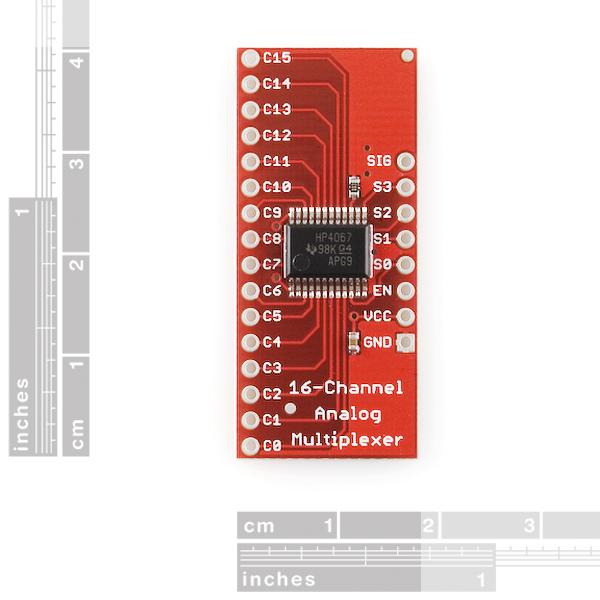 Immagine prodotto SparkFun Breakout MUX analogico/digitale (Kit elettronica)