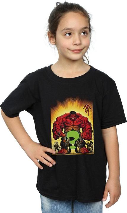 Immagine prodotto Who Is The Red Hulk Maglietta Ragazze (140, 146)